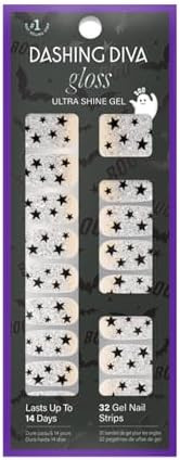 Dashing Diva Gloss Nail Strips - Bad To The Bone - UV Free, Chip Resistant, Long Lasting Gel Nail... | Amazon (US)