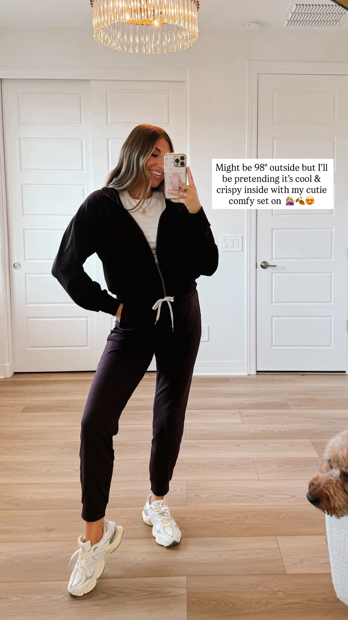 Comfy set! Wearing mediums in everything 