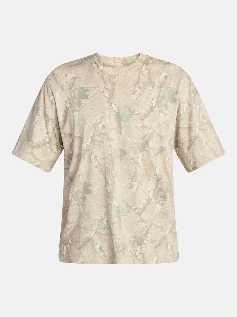 No Boundaries Men's Oversized Boxy Tee with Short Sleeves, XS-4XLT | Walmart (US)