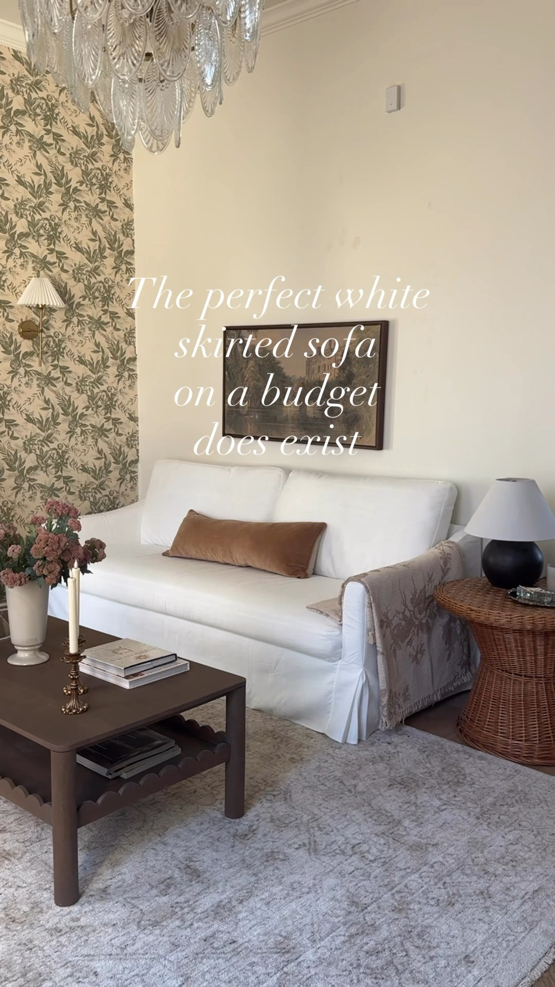 The perfect white skirted sofa on a budget does exist 😍 

#LTKSpringSale #LTKSaleAlert #LTKHome