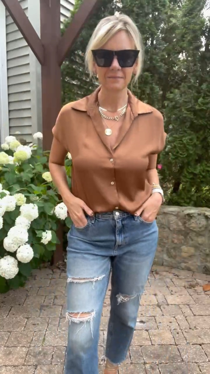 This Mango blouse is 👌🏻…. And on sale for only 30!!  Katie has been wearing it on repeat this summer!

#LTKFind #LTKsalealert #LTKunder50