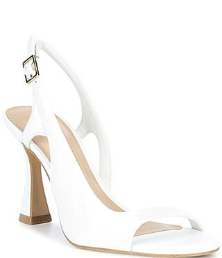 Gianni Bini Hines Leather Slingback Dress Sandals - 8.5 | Dillard's