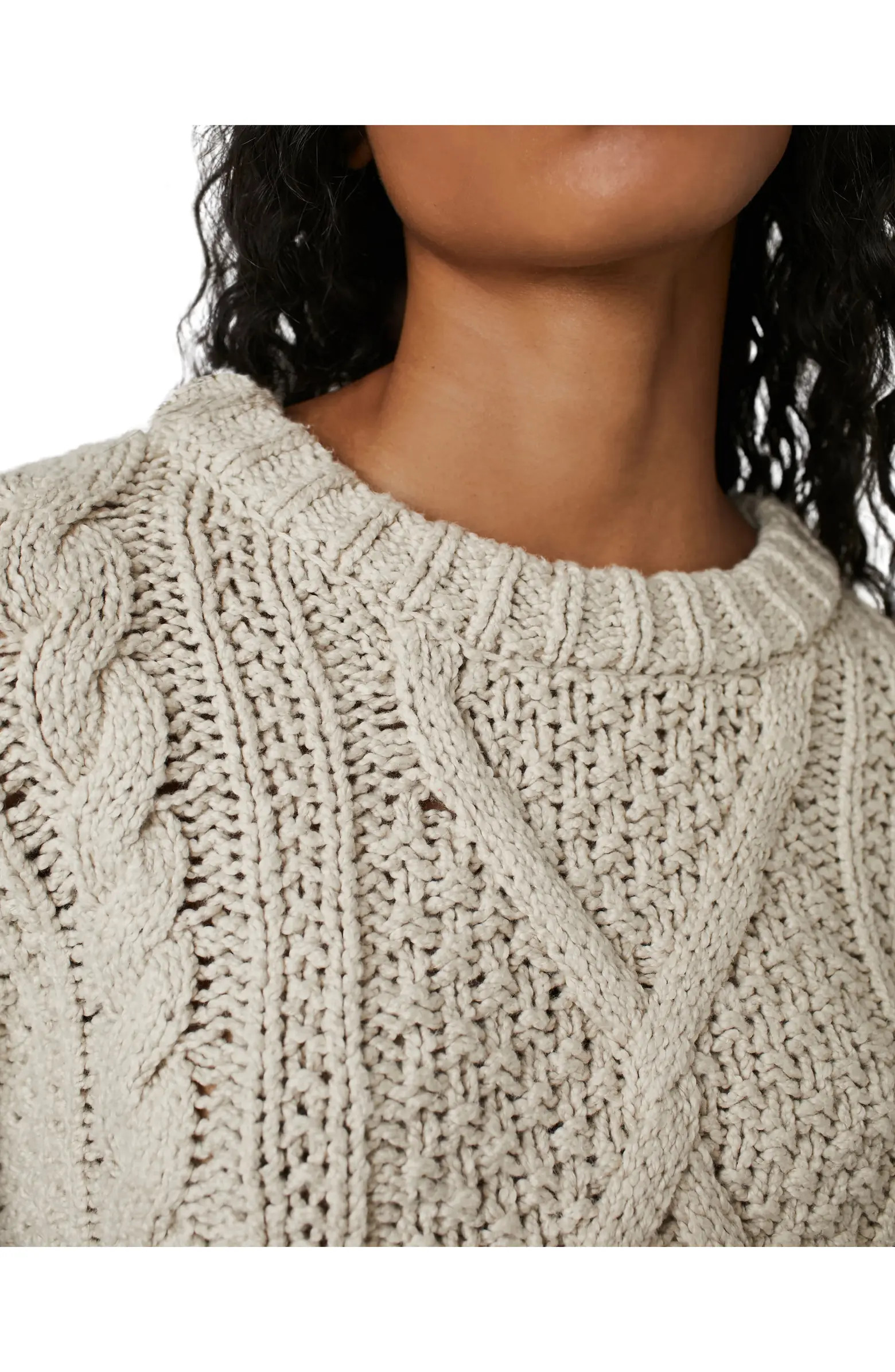 Cutting Edge Cotton Cable Sweater | Nordstrom