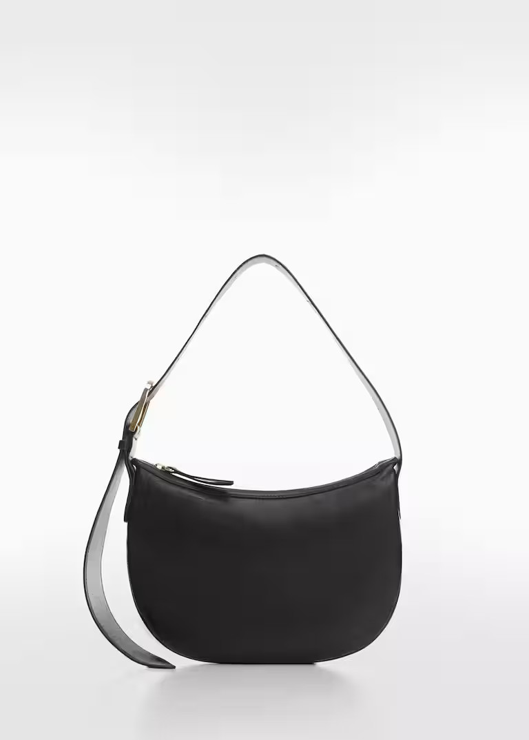 Leather shoulder bag -  Women | Mango United Kingdom | MANGO (UK)