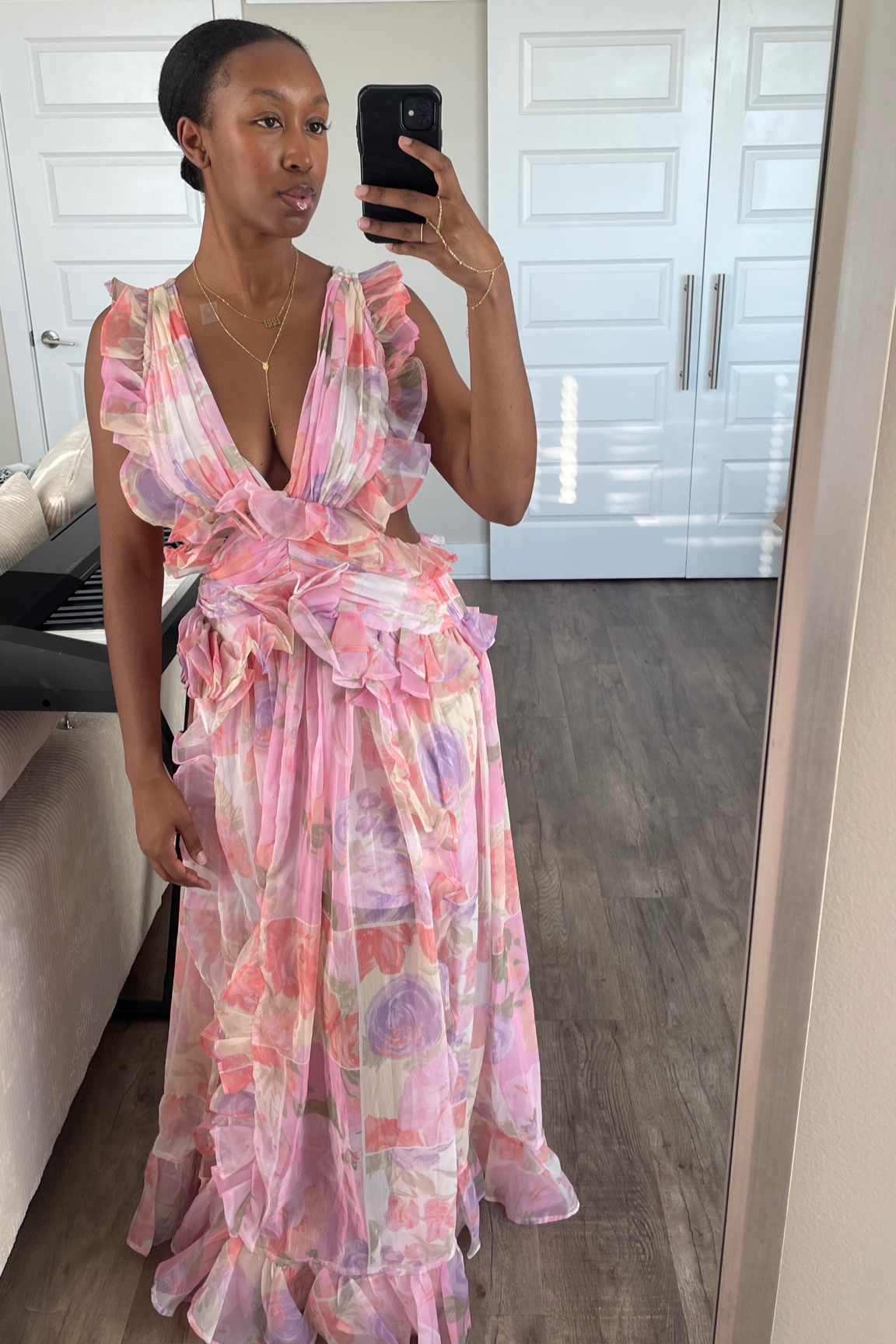 asos luxe plunge maxi dress MissSuber on LTK
