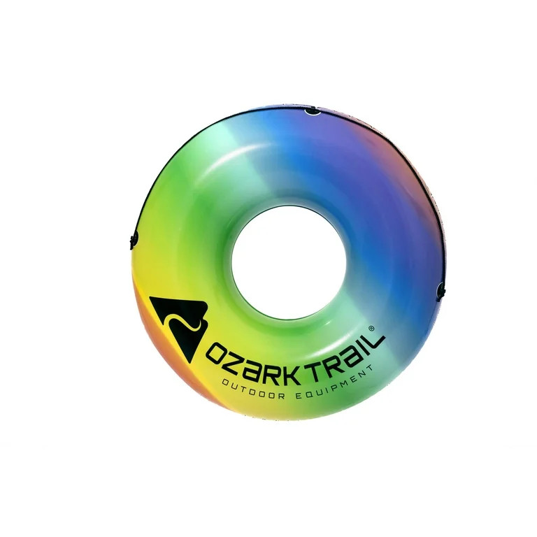 Ozark Trail 45" Multicolor Rainbow River Tube Float, Adult Unisex | Walmart (US)