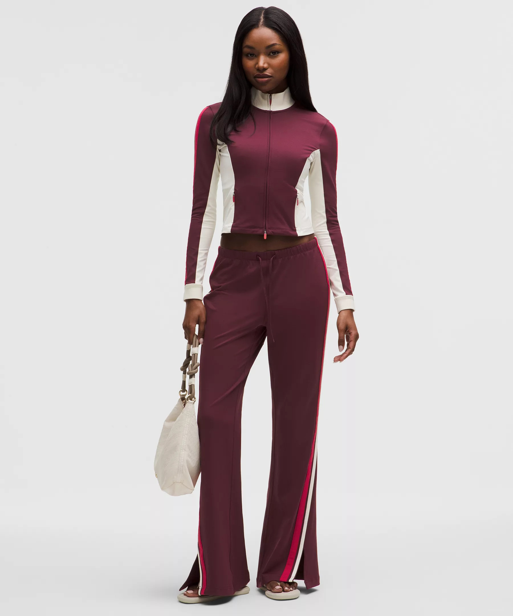 Striped Slim-Fit Mid-Rise Track Pant | Lululemon (US)