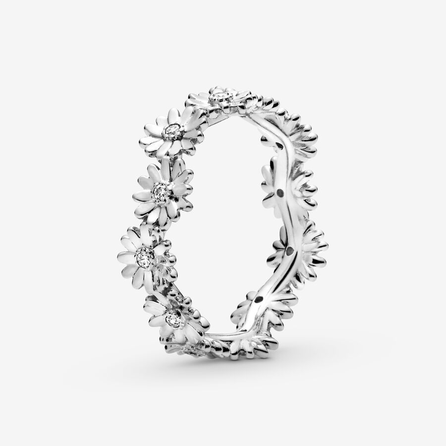 Sparkling Daisy Flower Crown Ring | Pandora (UK)