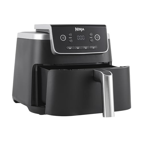 Ninja Air Fryer PRO 4.7L, Single Drawer, 4-in-1, Air Fry, Roast, Reheat, Dehydrate, Cooks 1-2 Portions, Digital, Cook From Frozen, Non-Stick Drawer & Crisper Basket, 2000W, Black AF140UK | Amazon (UK)