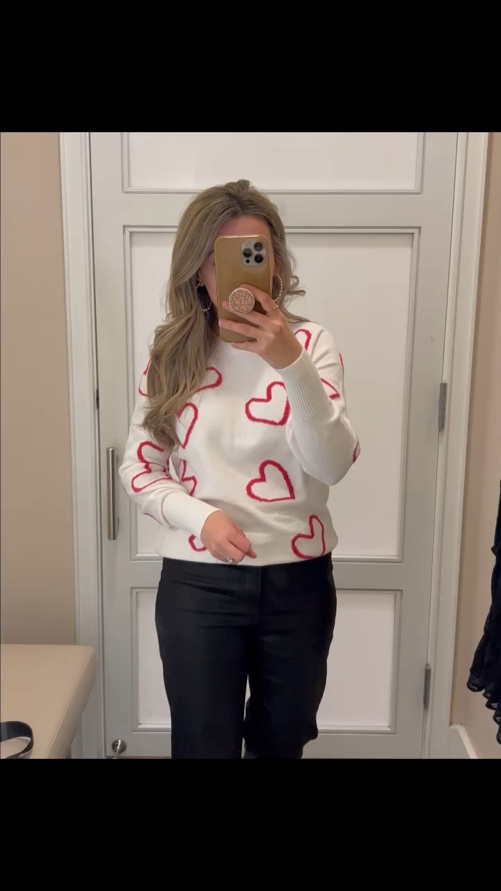 Cutest sweater perfect for Valentine’s Day. 30% off. 

#LTKover40 #LTKSeasonal #LTKsalealert