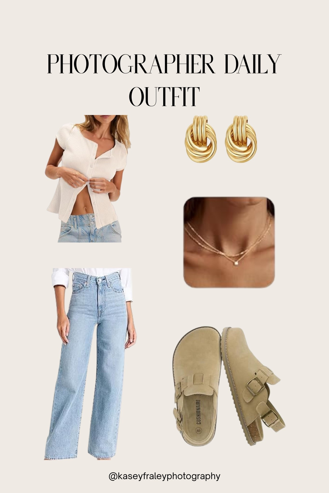 These casual, everyday photographer outfits are designed for comfort, movement, and style. Perfect for photoshoots and branding sessions while keeping you professional and relaxed. Shop my picks on LTK!