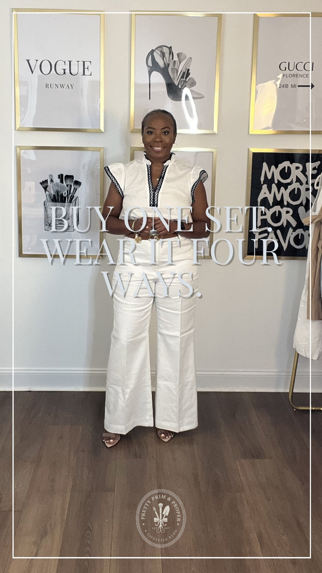 One matching set. Four completely different outfits.

One of my favorite ways to build a polished wardrobe is by investing in pieces that work together and separately. Instead of thinking of a two-piece set as just one outfit, treat each piece as its own wardrobe staple.

✨ Wear them together.
✨ Pair the top with jeans or shorts.
✨ Style the pants with a crisp white button-down or tank.
✨ Layer with a blazer, cardigan, or denim jacket for even more looks.

The result? You stretch your wardrobe without buying more clothes—and that’s always a win.

Top: Runs TTS
Pants: I went up 1 size

Shop this set and my styling favorites in my LTK!

#LTKStyle #LTKFashion #CapsuleWardrobe #ClassicStyle #WardrobeEssentials #SummerStyle #NeutralStyle #TimelessFashion #StyleTips #WearMoreBuyLess #PolishedStyle #PrettyPrimAndProper

#LTKOver40 #LTKWorkwear