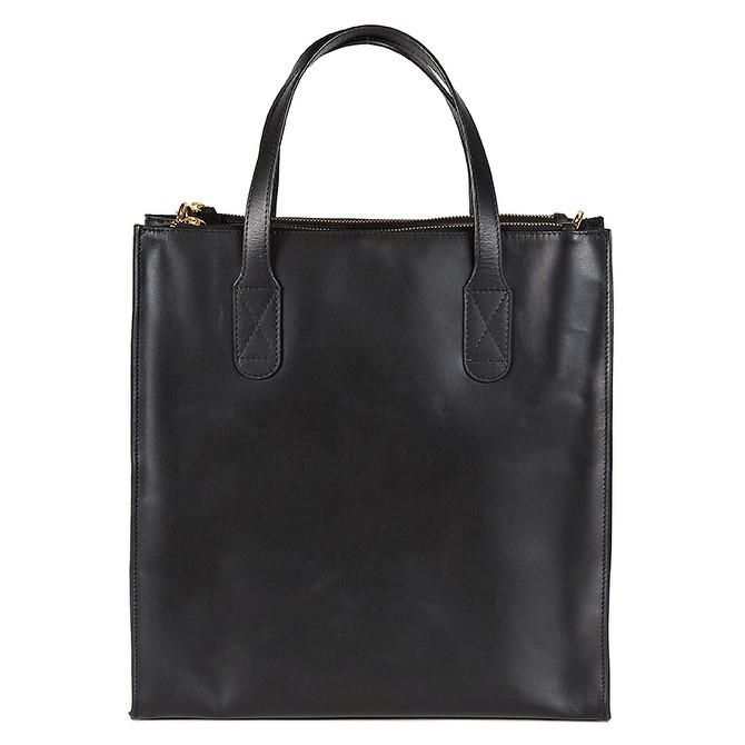 Black Leather Planner Tote | Erin Condren