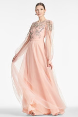 Freyja Gown - Morganite | Sachin and Babi