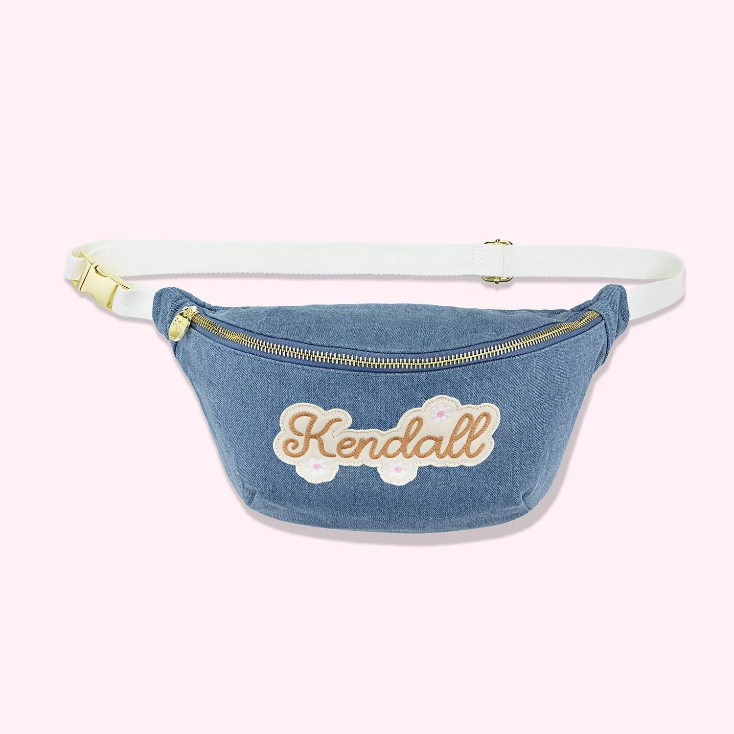 Personalized Western Denim Jumbo Fanny Pack | Stoney Clover Lane