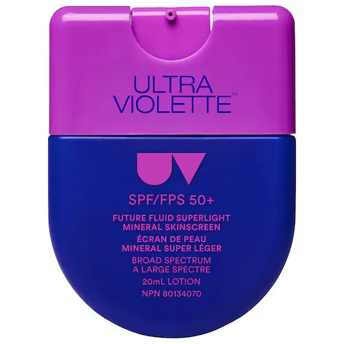 Future Fluid SPF 50+ Superlight Mineral Fragrance Free Facial Sunscreen Serum | Sephora (CA)