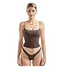 SUUKSESS Women Double Line Square Neck Tank Top Summer Y2K Going Out Basic Cami Shirt | Amazon (US)
