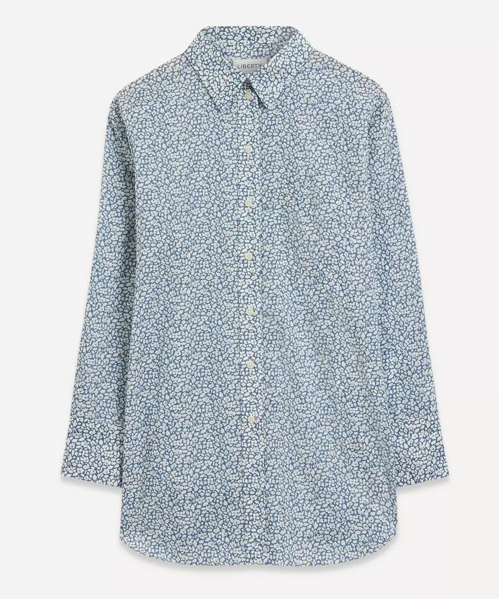 Feather Meadow Tana Lawn™ Cotton Boyfriend Shirt | Liberty London (US)