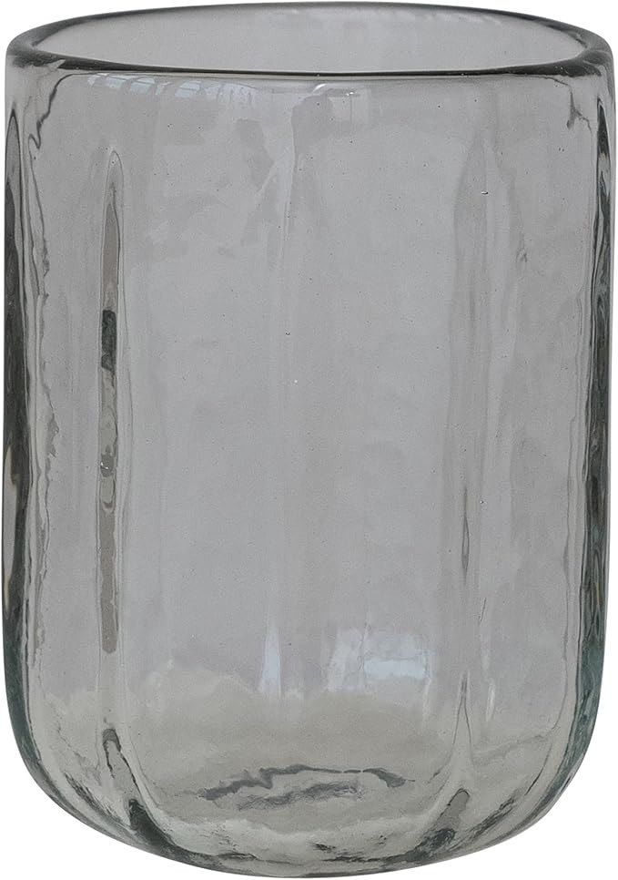 Creative Co-Op 10-Ounce Hand-Blown Round Drinking Glass, Clear, Set of 6 | Amazon (US)