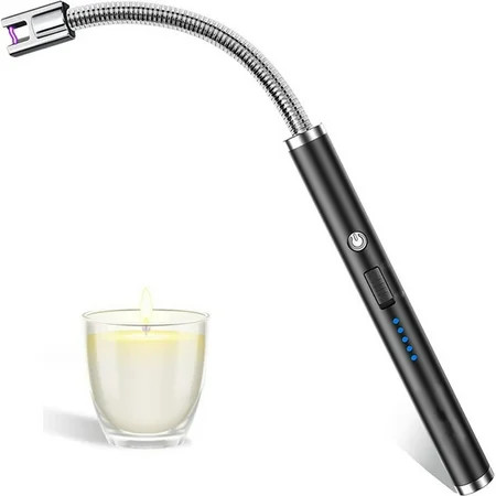 EASTIN Candle Lighter Rechargeable Electric Lighter with LED Battery Display Safety Switch Flexible  | Walmart (US)