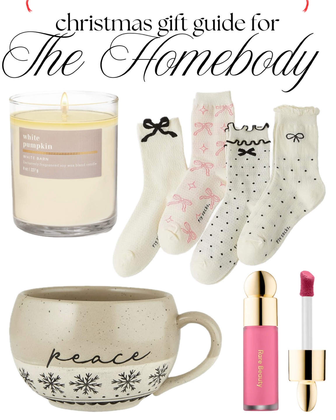 christmas gift guide for the homebody 🎁 loungewear, pajamas, socks, candles, cups, mugs, tumblers, blush, lip gloss, lip balm, lip treatment, makeup, gifts for girls

#LTKBeauty #LTKSeasonal #LTKStyleTip