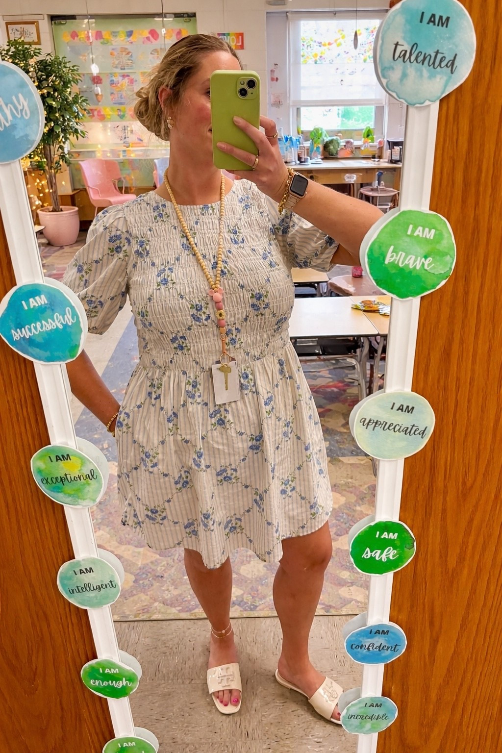 The way that I need this dress in every color, it’s flowy, comfy and cute. Tall girl approved! Wearing a size large and sandals are 10.5, I always feel that Tory Burch runs a little small  

#LTKMidsize #LTKootd