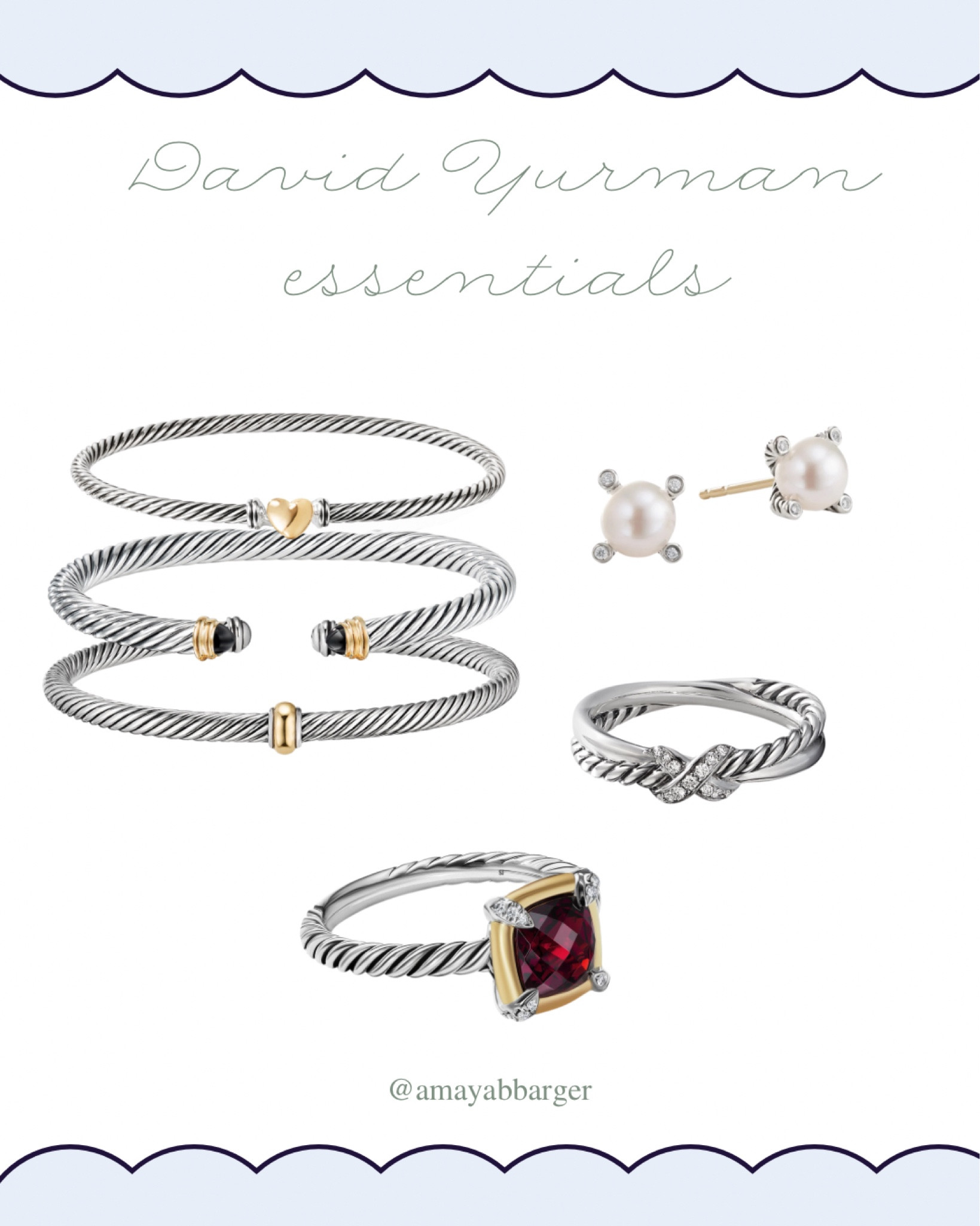 My David Yurman essentials I can’t live without! 