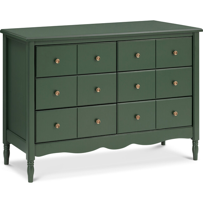 Namesake | Liberty 6-Drawer Assembled Dresser, Forest Green | Maisonette | Maisonette