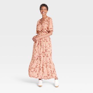 Women's Flutter Sleeve A-Line Dress - Knox Rose™ | Target