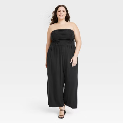 Women's Strapless Jumpsuit - Ava & Viv™ | Target