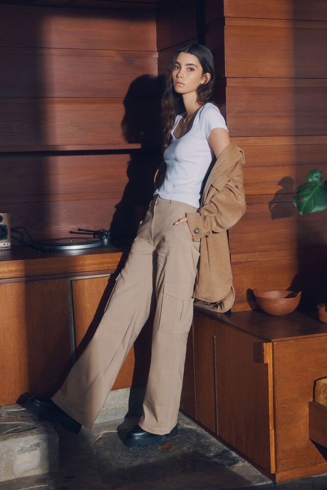 Cargo Pants With Pockets | Dynamite Clothing