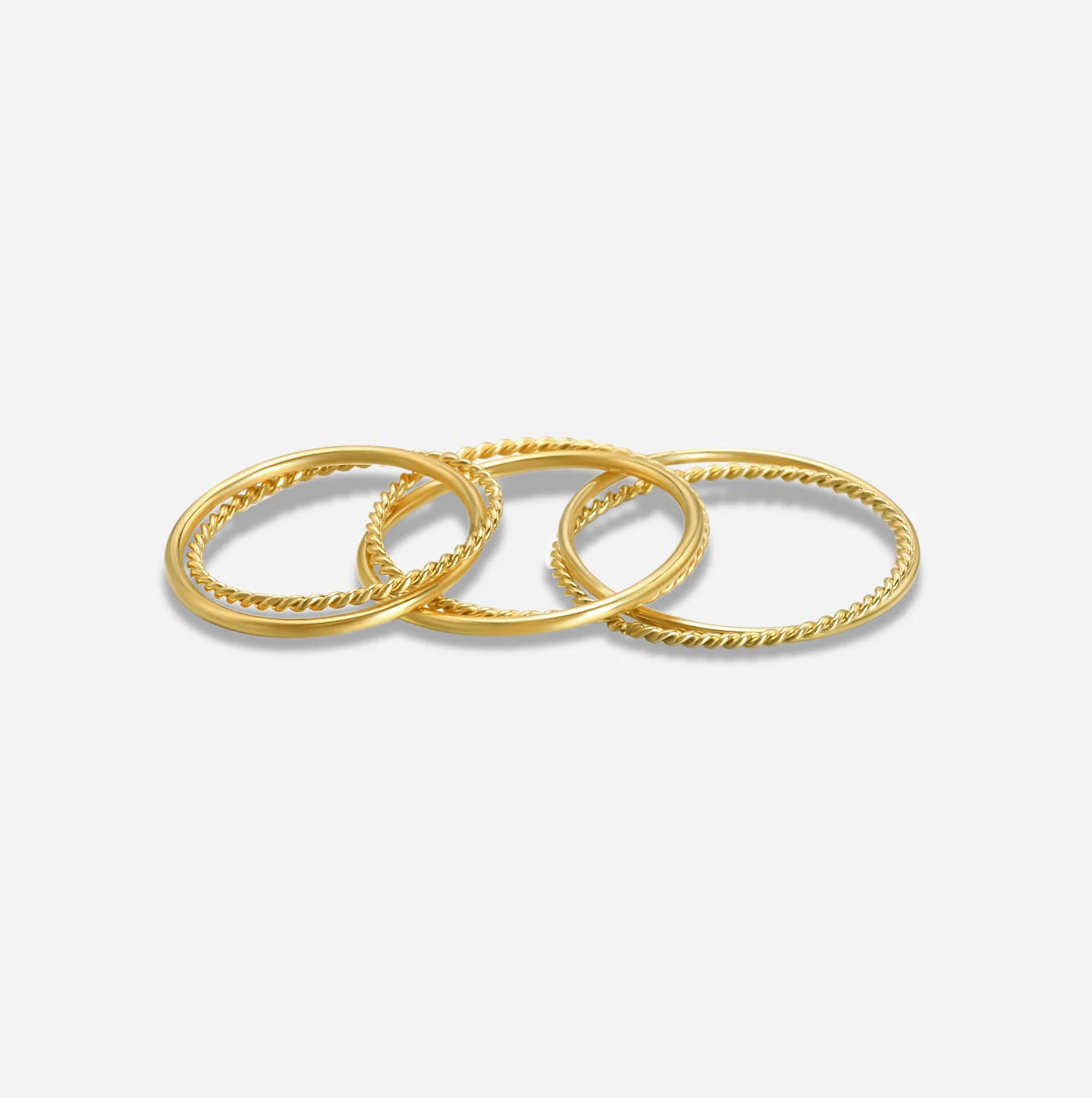 Emily Twisted Ring Set | Victoria Emerson