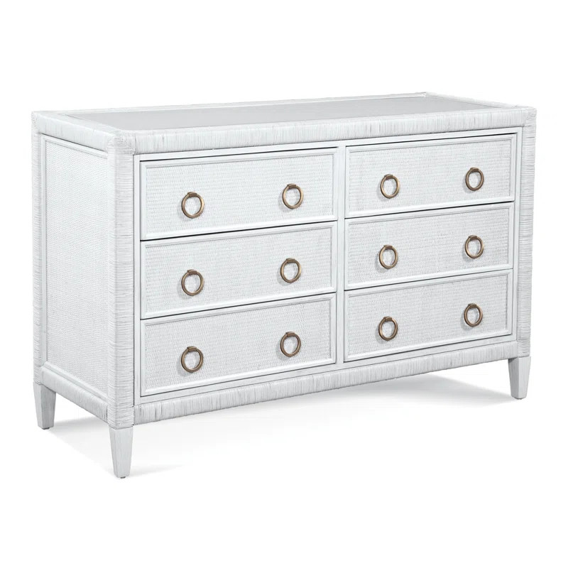 Warwick 6-Drawer Wicker Dresser | Wayfair North America