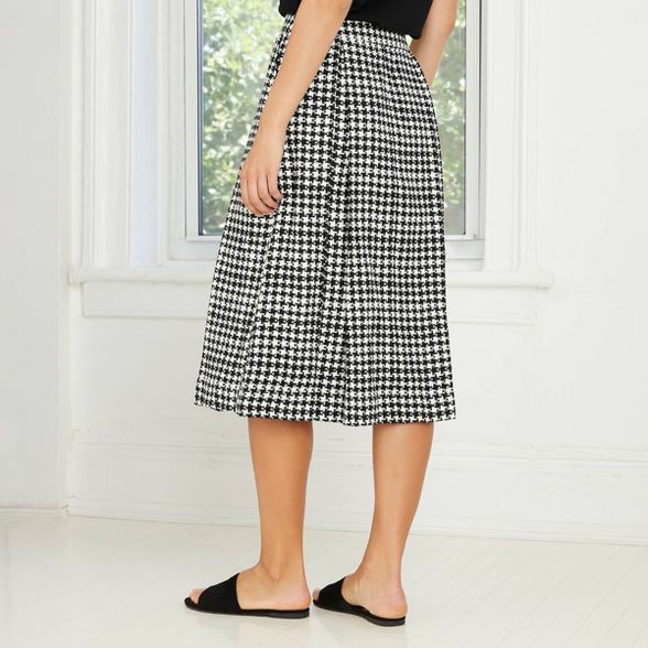 Women's Birdcage Midi Skirt - Who What Wear™ Black | Target