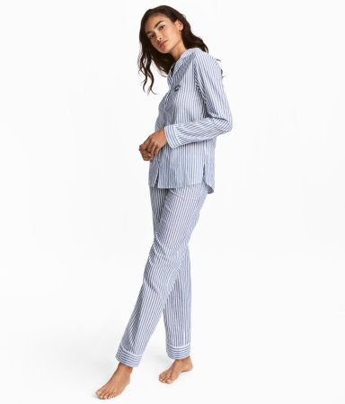 H&M Pajama Shirt and Pants $29.99 | H&M (US)