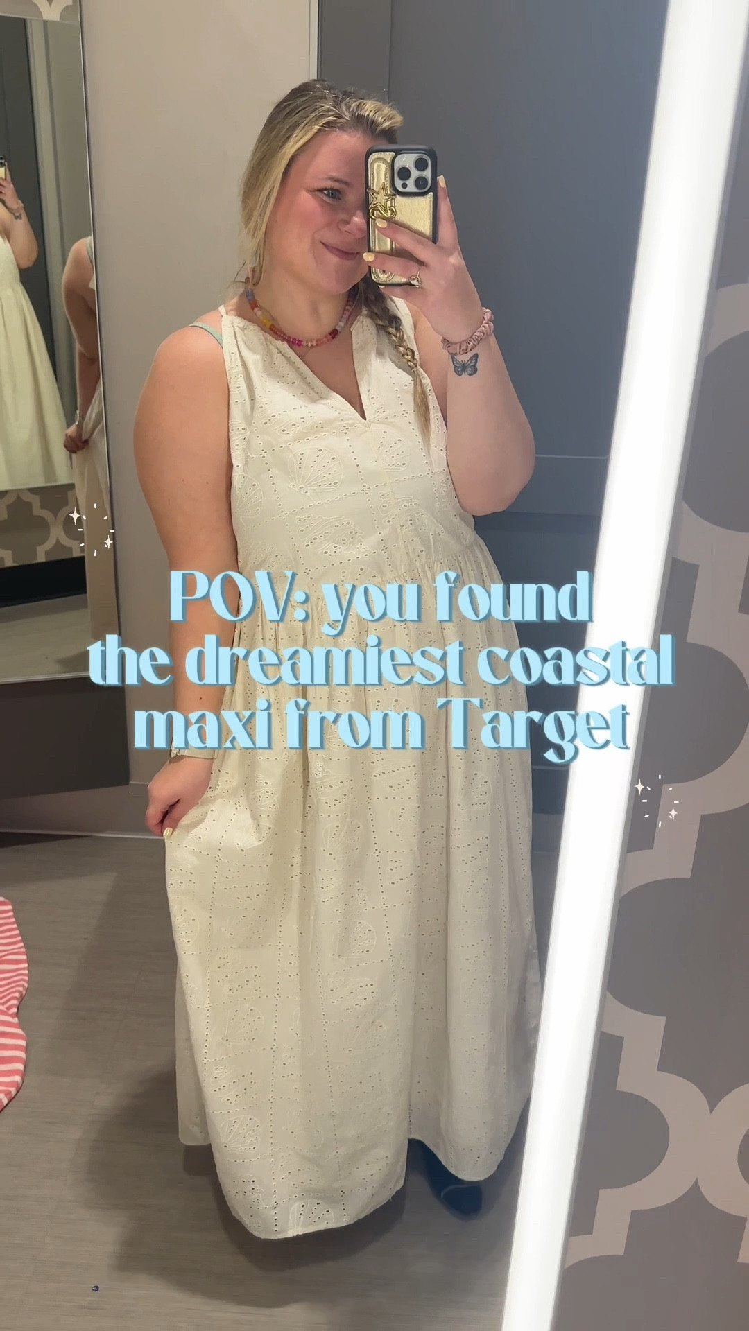 The dreamiest subtle coastal maxi!!!! Love!!! 

#LTKSeasonal #LTKPlusSize #LTKFindsUnder50