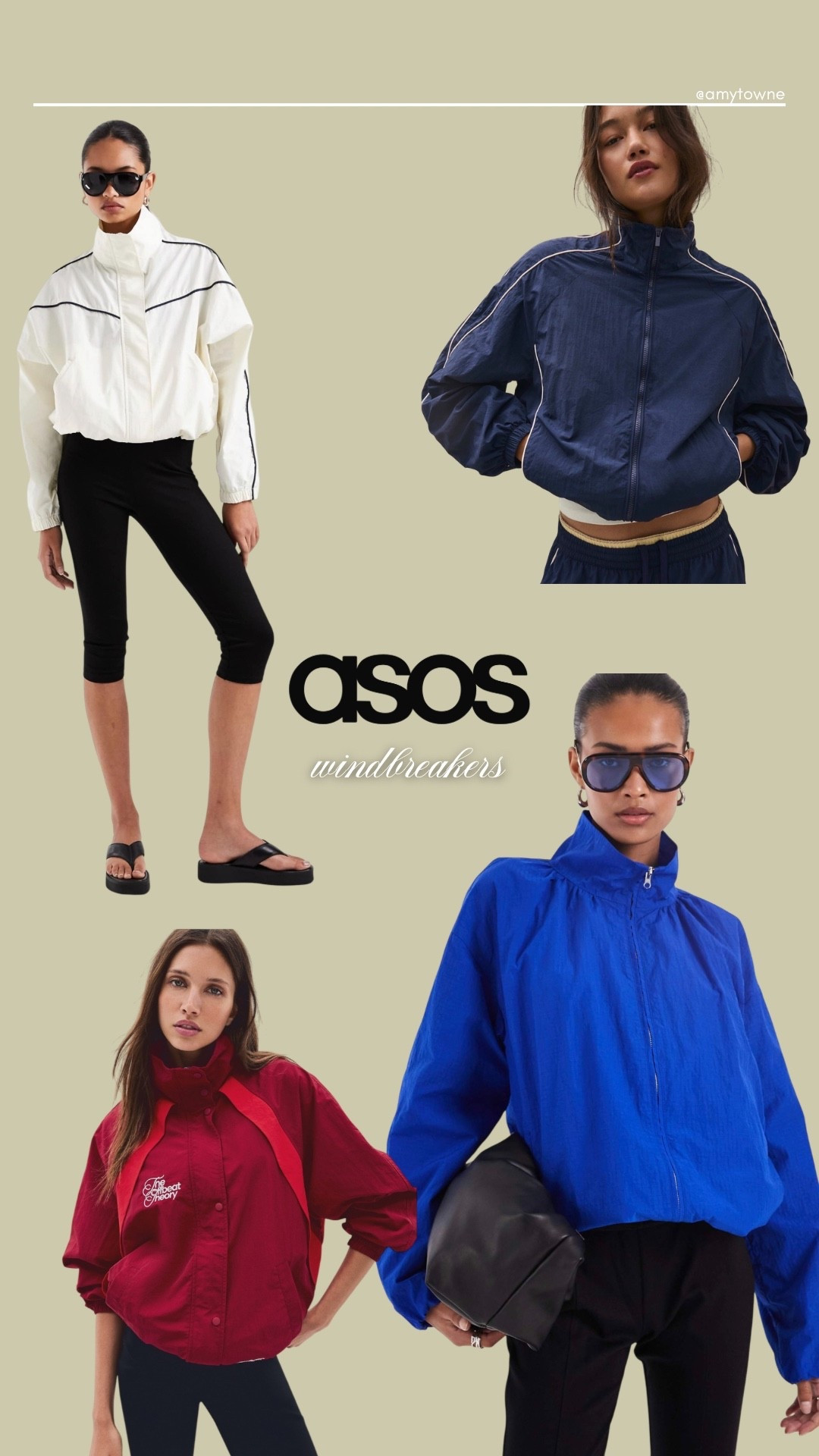 Favourite, functional & chic 🏃🏼‍♀️ My fave ASOS windbreakers of the moment x

#asosnewin #windbreakers #autumnjackets #sportychic #coolgirlsclub