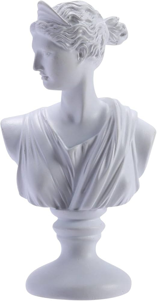 Greek Goddess Bust Statue Sculpture Home Decorations, Classic Aphrodite Ancient Greek Mythology H... | Amazon (US)