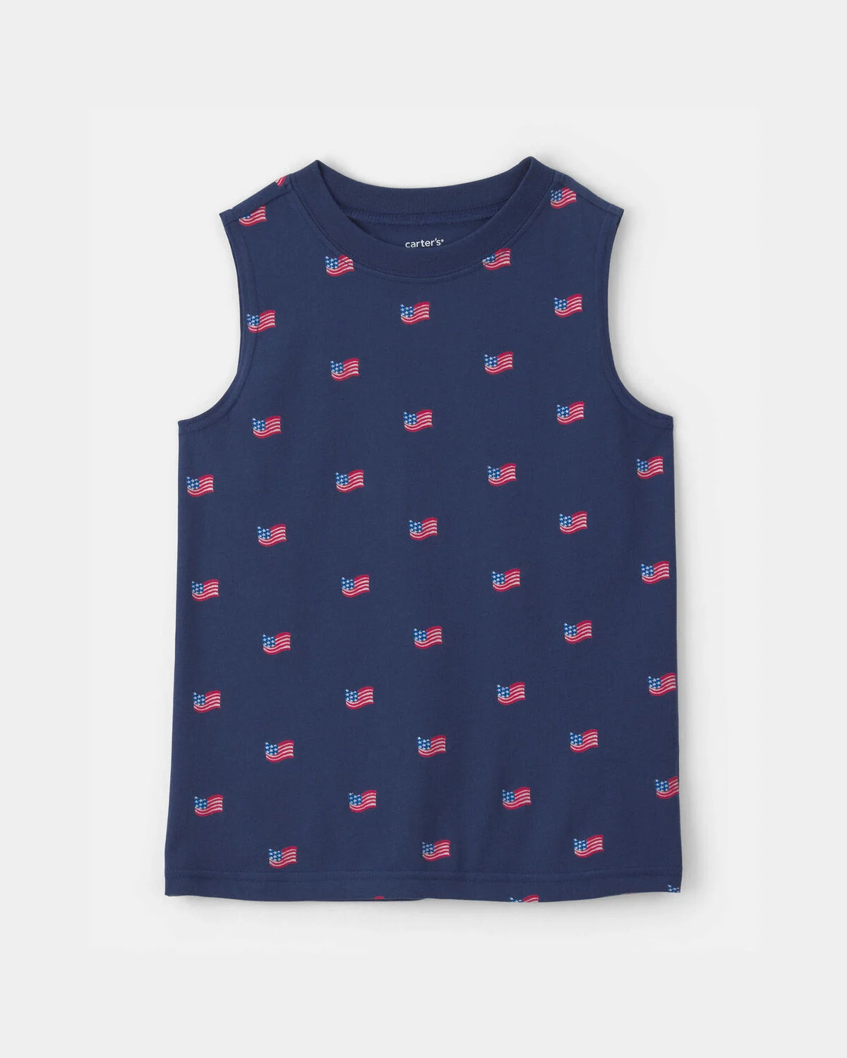 Boys American Flag Graphic Tank - Navy Blue | Carter's | Carter's Inc