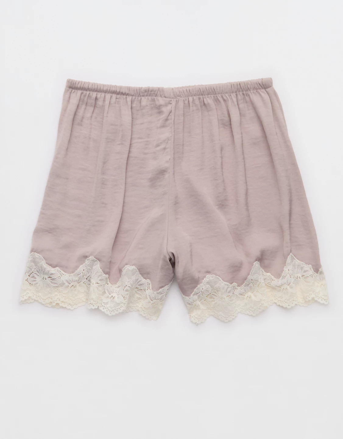 Aerie Night Out Satin Lace Boxer | Aerie