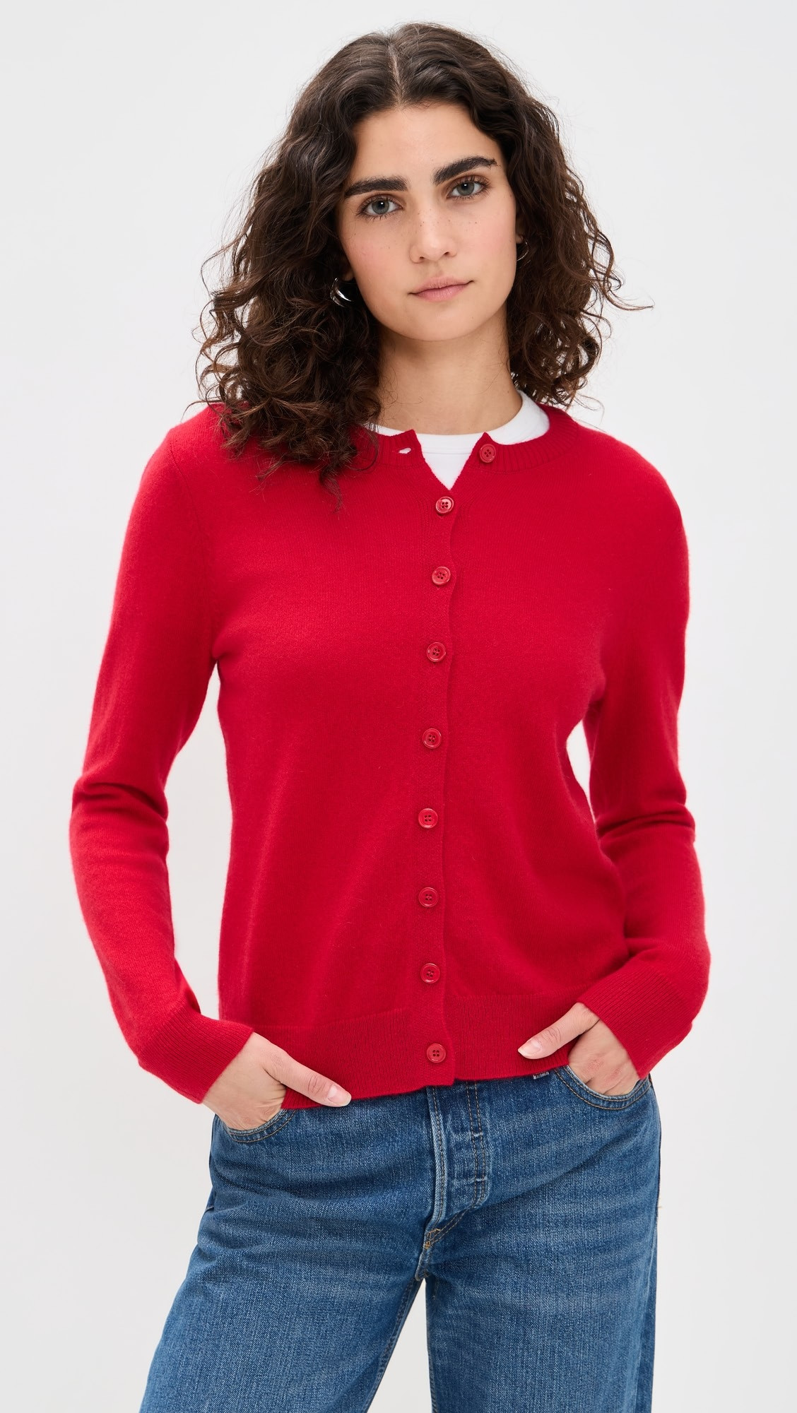 Cashmere Fitted Cardigan | Shopbop