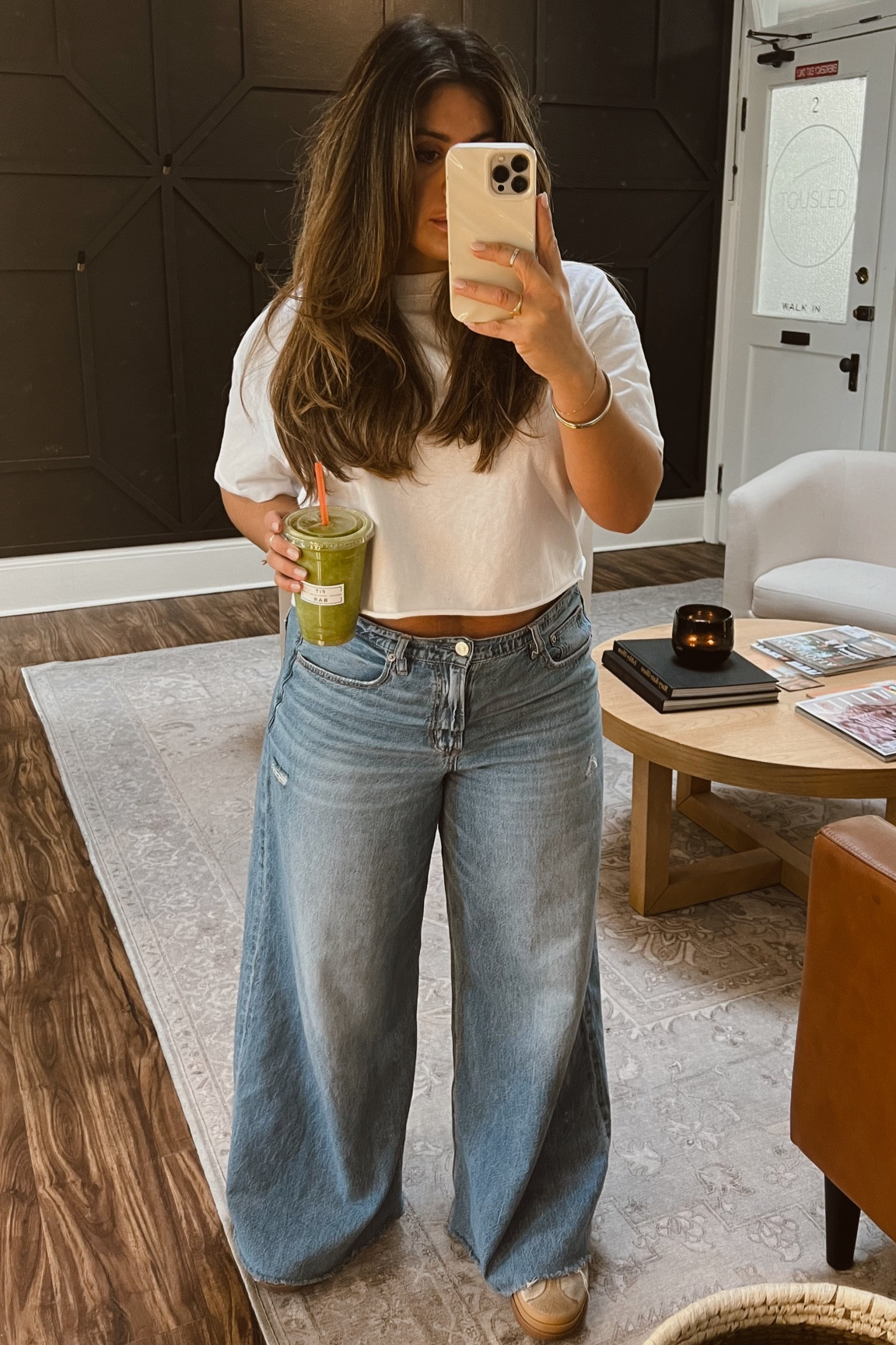 Love me a white tee and denim 💖
this tee is a FP movement look a like for less


top: m |  jeans: 12

#LTKmidsize #LTKfindsunder50