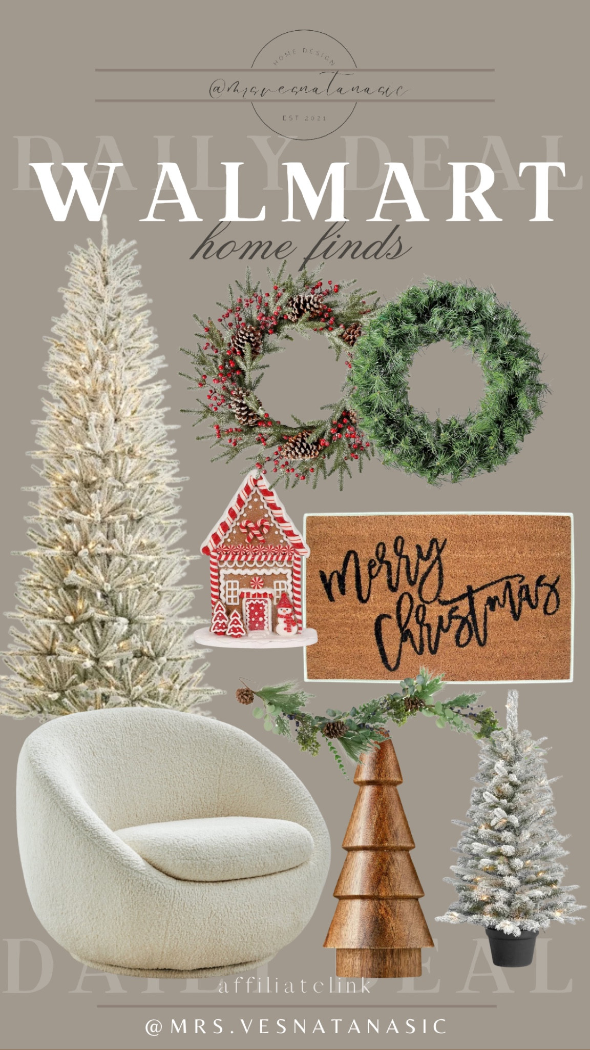 Walmart Home finds I am loving! @Walmart #Walmart #Walmarthome #Walmartfinds 

Christmas tree, Christmas home, Holiday, Christmas, Garland, Christmas tree, Chair, Wreath, Gifts for her, 

#LTKSeasonal #LTKHoliday #LTKCyberWeek