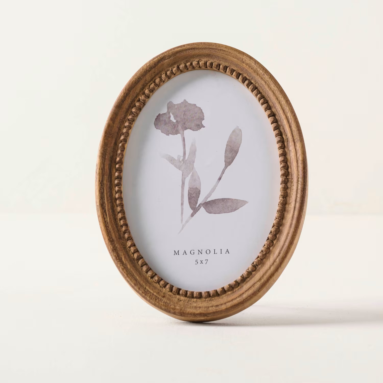 Willa Oval Antiqued Wood Photo Frame | Magnolia