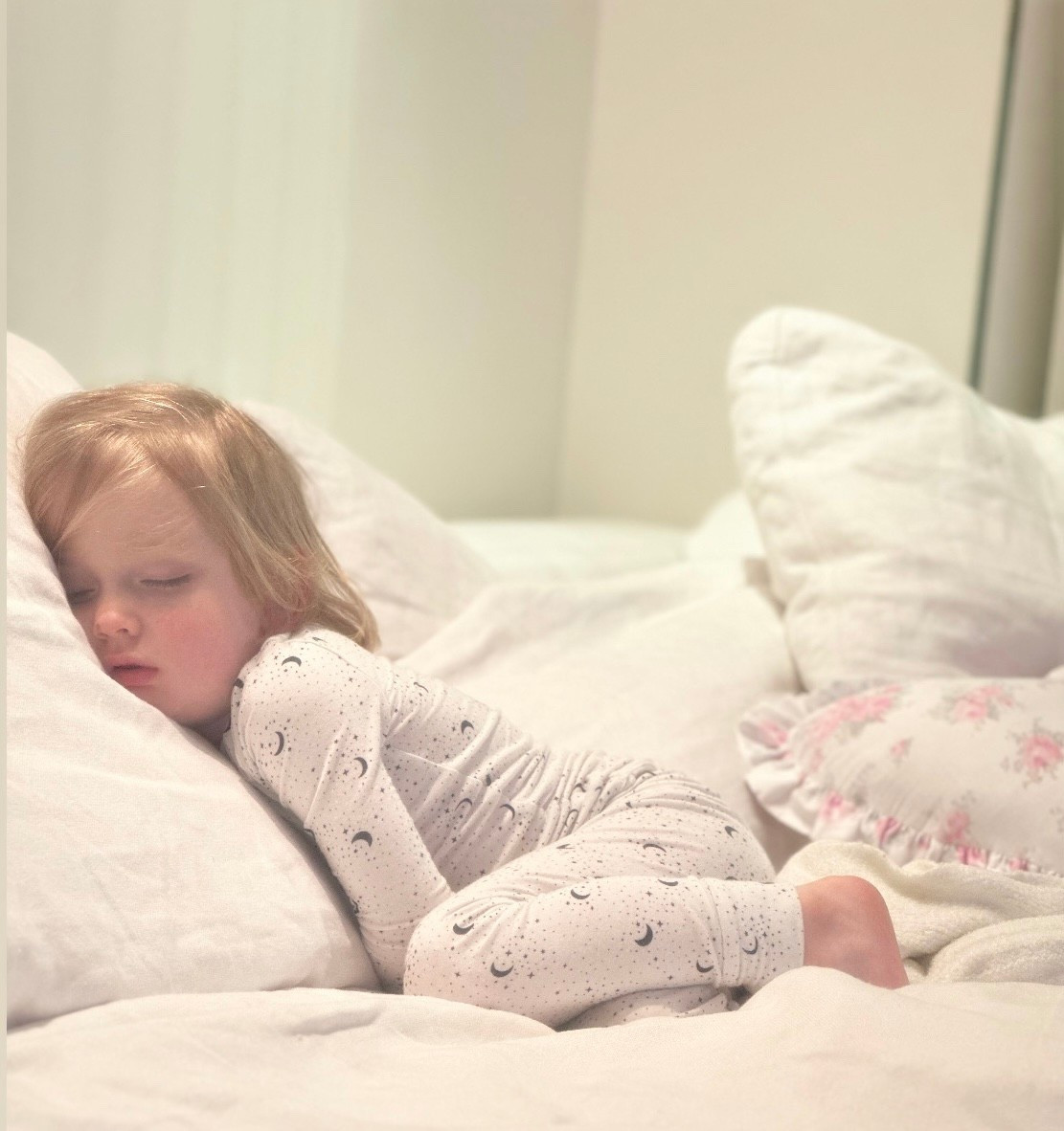 my precious angel snoozing in his snuggly Eberjey jammies🩵 #toddlerpajamas #boymom #kidspjs 

#LTKKids #LTKmomlife