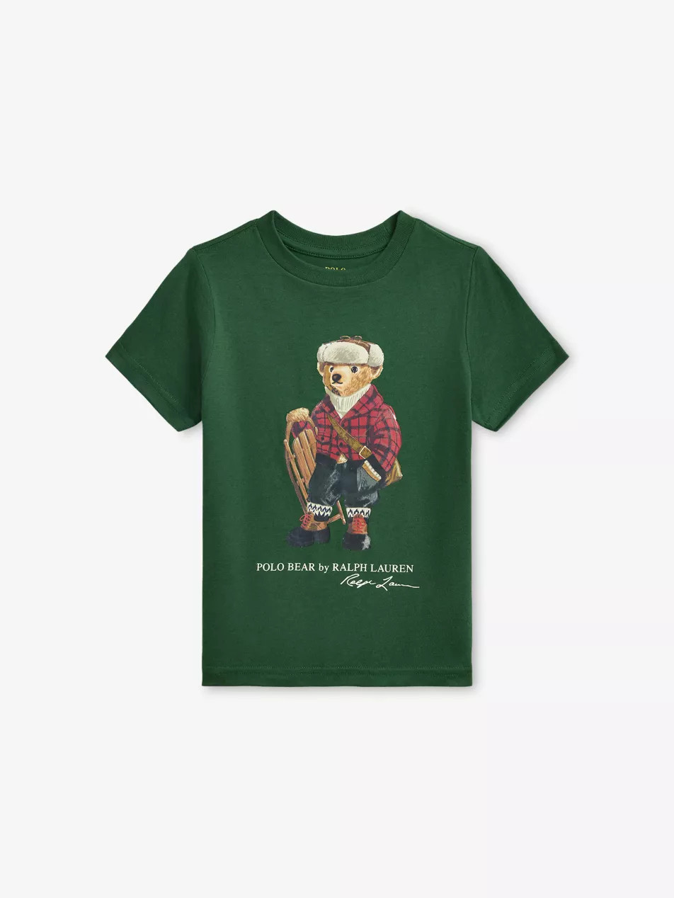 Boys’ Polo Bear Cotton-Jersey T-Shirt | Selfridges
