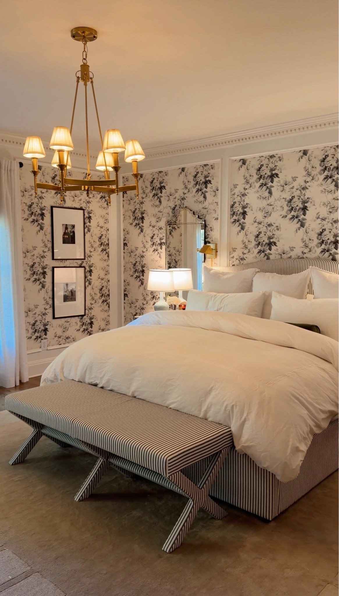 Our chic, serene and hotel-inspired bedroom details!