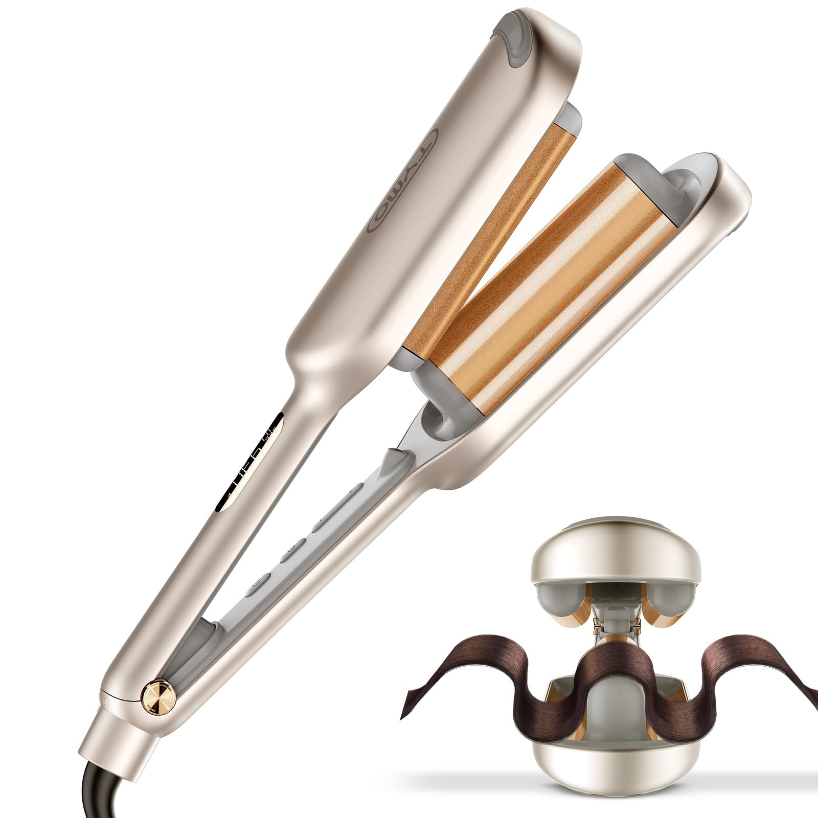 TYMO ROVY Welleneisen für haare, Lockenstab große Locken geeignet für Anfänger, Sofortiges We... | Amazon (DE)