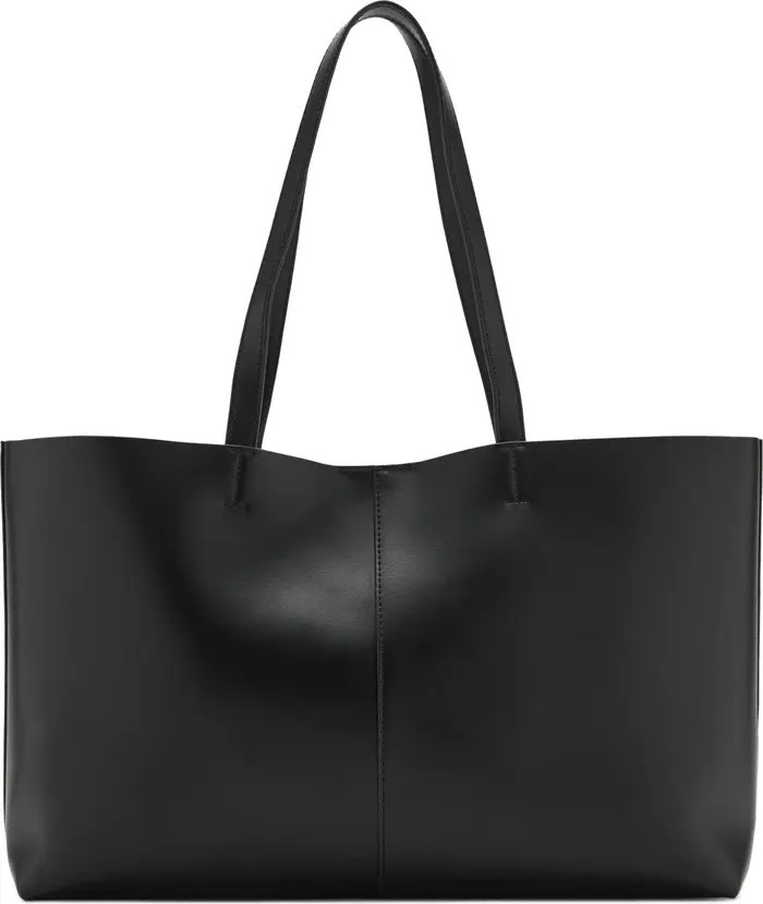 Faux Leather Shopper Tote | Nordstrom