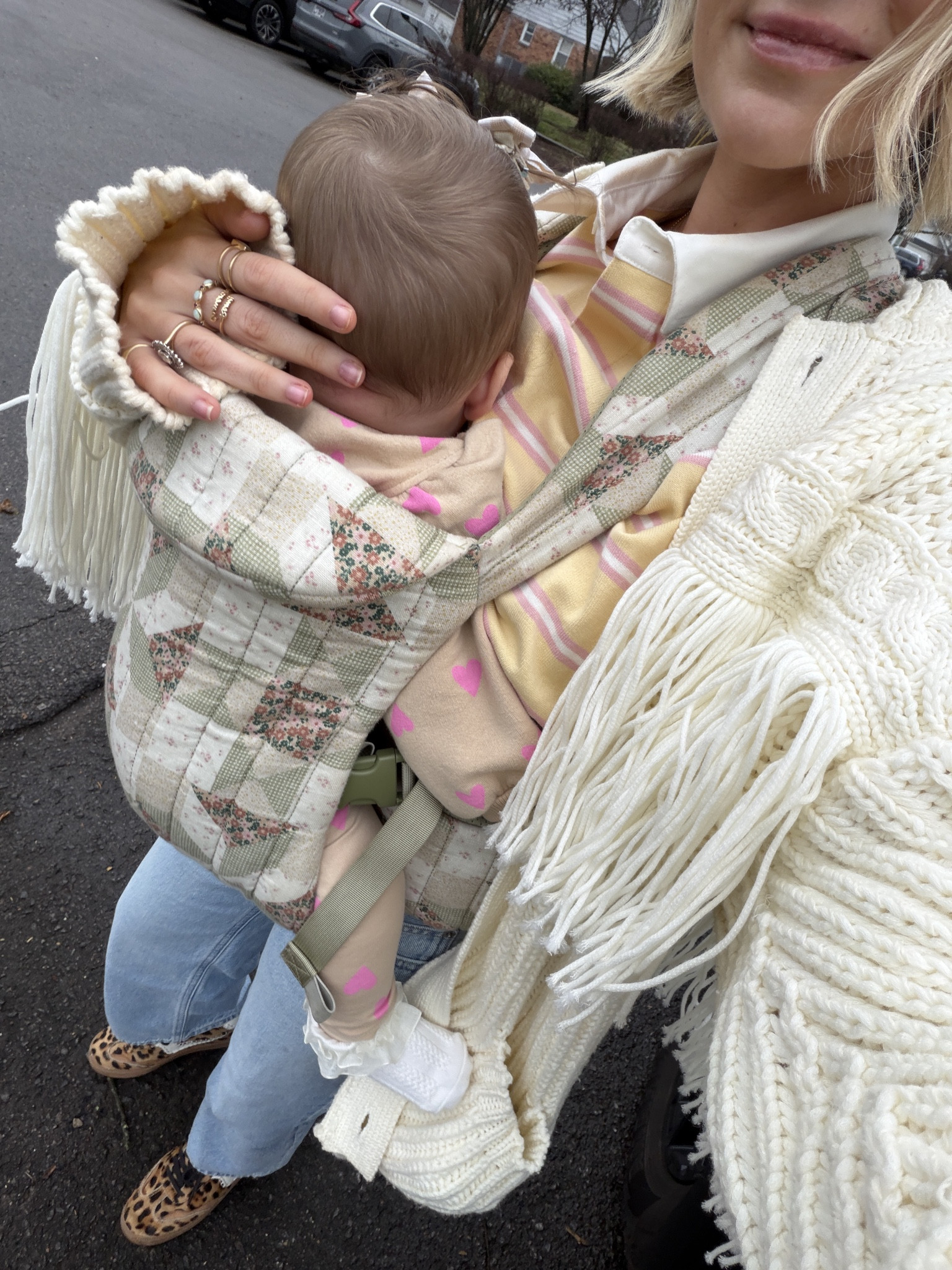 Our little gals day at the estate sale! Our favorite carrier from Wildbird! 

#LTKootd #LTKBaby